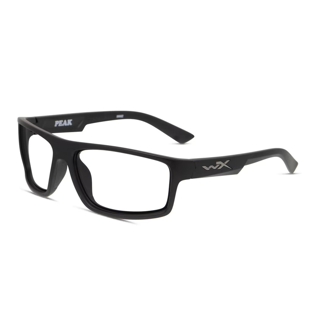 WILEY X PEAK MATTE BLACK AUTHENTIC SPORTS PERFORMANCE EYEGLASSES 65-15 - Picture 2 of 3